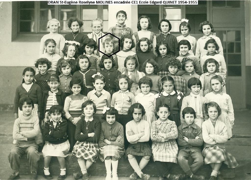 ORAN - Saint Eugene-Roselyne Molines 1954 CE1.jpg